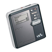 Sony Hi-MD Walkman MZ-RH910 Operating Instructions Manual
