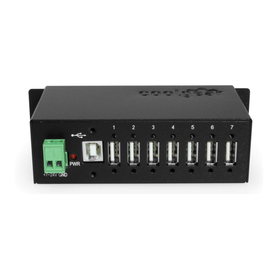 CoolGear USBG-7DU2i Installation Manual