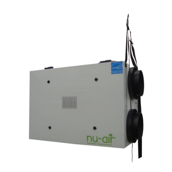 Nu-Air Windsor NU165 Operating, Maintaining & Installing