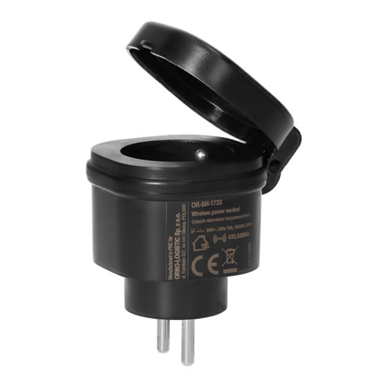 Orno OR-SH-1733 Installation And Service Manual