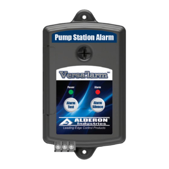 Alderon Industries Versa'larm VA01D Operation, Maintenance And Installation Manual