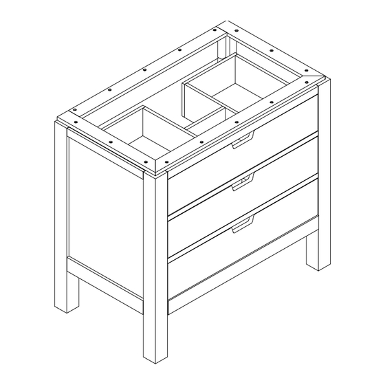 Pottery Barn SEVILLE SINK CONSOLE Manual