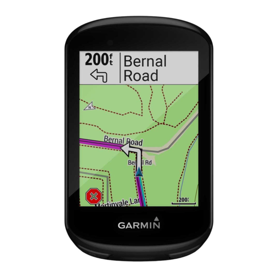 Garmin EDGE 830 Owner's Manual
