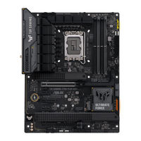 Asus TUF GAMING Z790-PLUS WIFI D4 Quick Start Manual