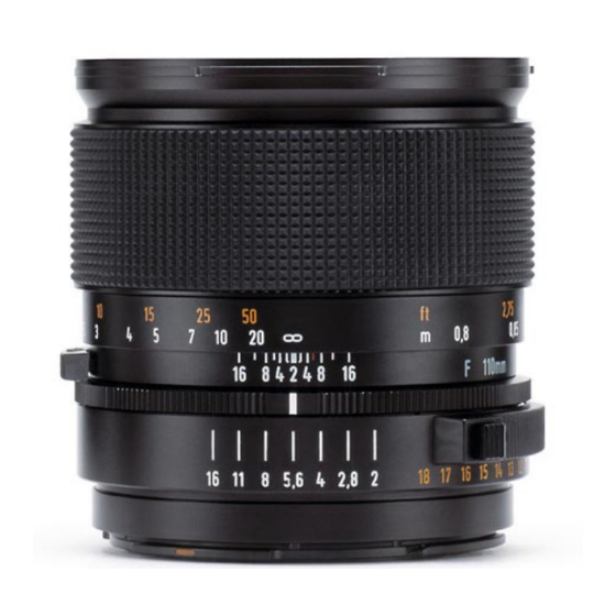 Hasselblad Planar FE 2/110 Specifications