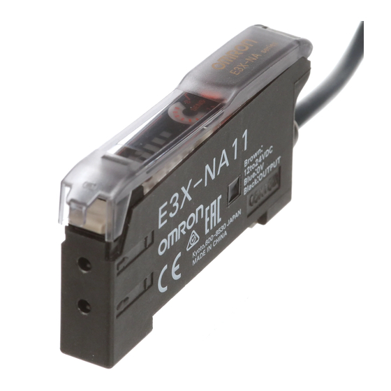 Omron E3X-NA Manual