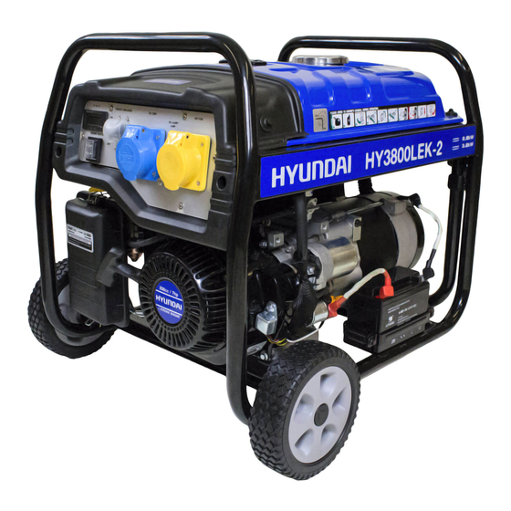 Hyundai HY2800L-2 User Manual