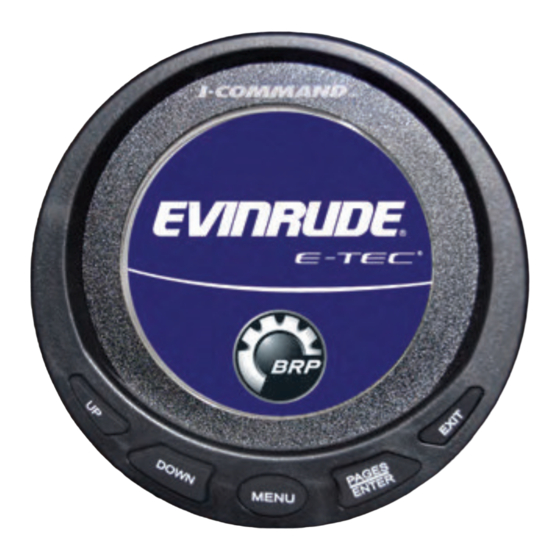 BRP I-Command Evinrude Etec Series User Manual
