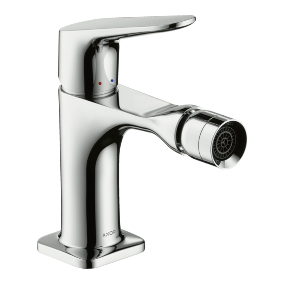 Hans Grohe AXOR Citterio M Series Instructions For Use/Assembly Instructions
