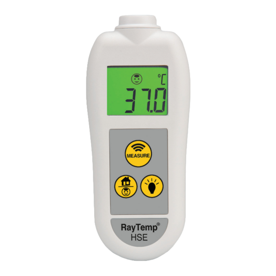 ETI RAYTEMP HSE Operating Instructions