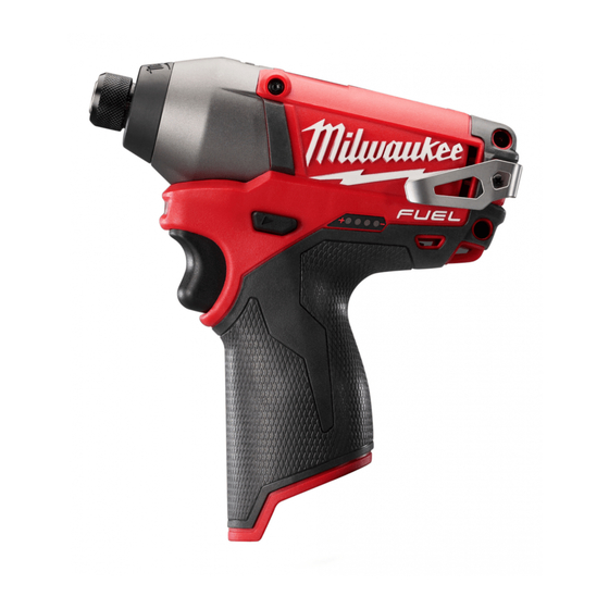 Milwaukee M12 CID Original Instructions Manual