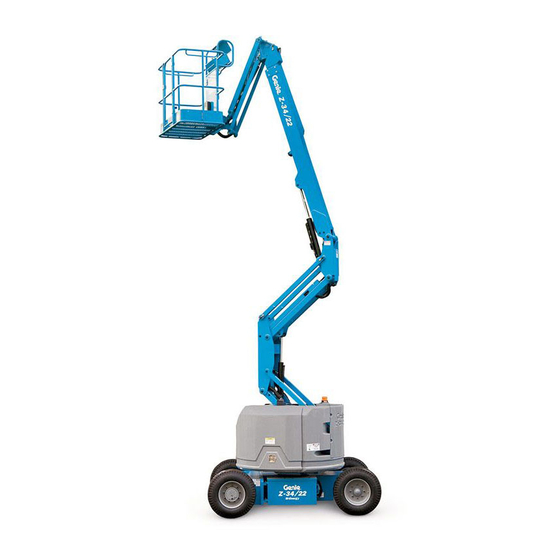 Terex Genie Z-34/22 Service And Repair Manual