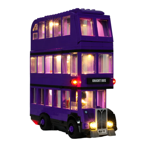 LIGHT MY BRICKS LEGO THE KNIGHT BUS Installation Manual