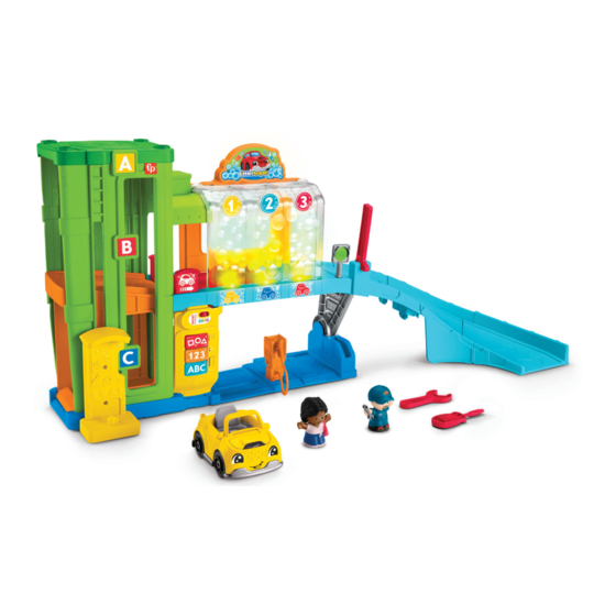 Fisher-Price Little People Light-Up Learning Garage HLV87 Manual