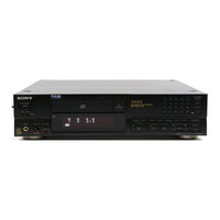 Sony CDP-X222ES Service Manual