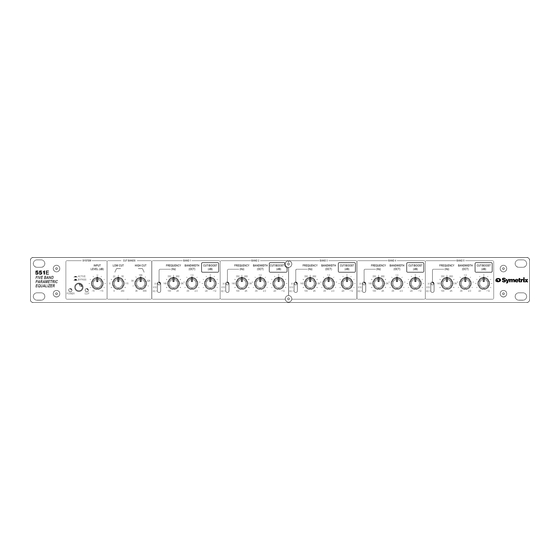 Symetrix 551E User Manual