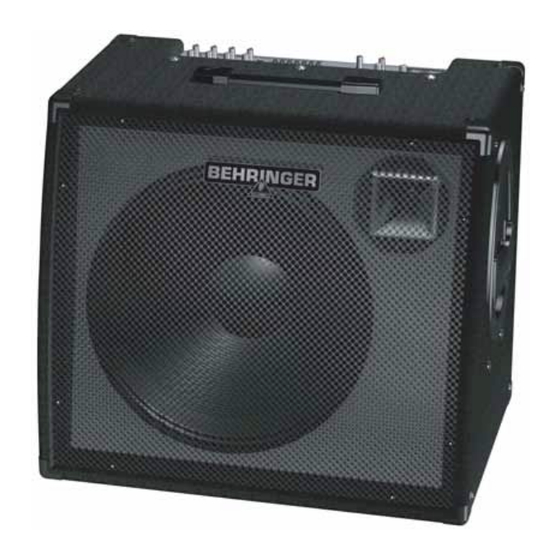 Behringer Ultratone K3000FX Specifications
