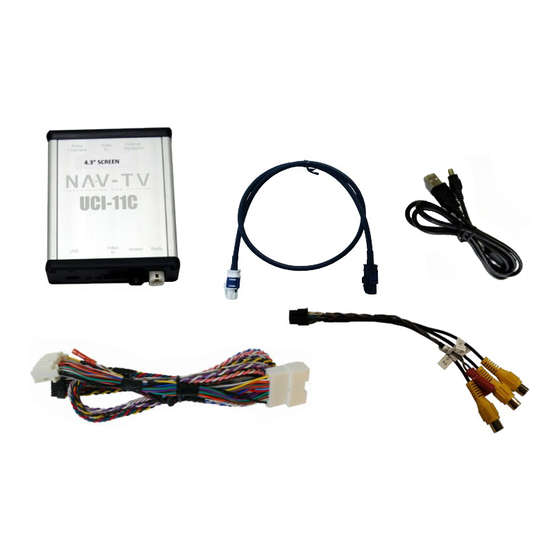 Nav TV UCI-11C NTV-KIT331 User Manual