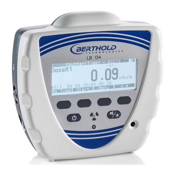 Berthold LB 134 User Manual