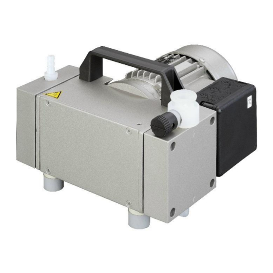 Welch MP 601 E Operation Manual