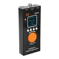 elv SUP3 Manual