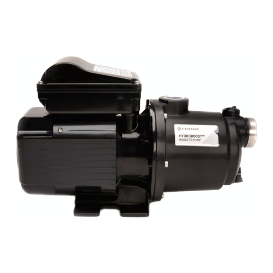 Pentair HYDROBOOST Installation And User Manual