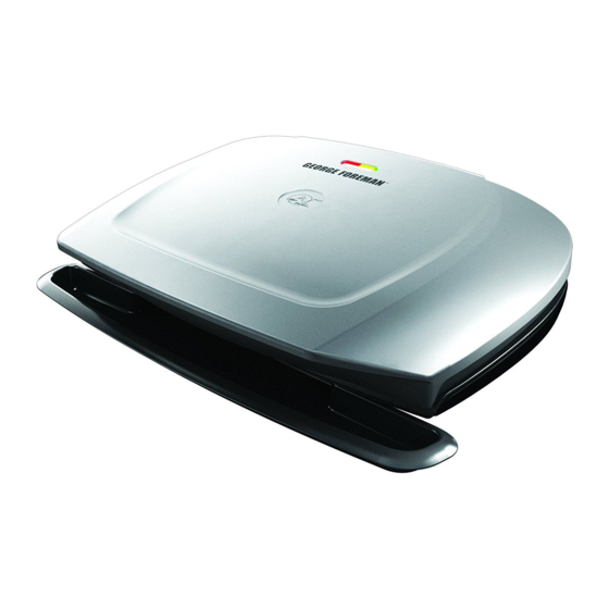 George Foreman GR2144P Use And Care Manual