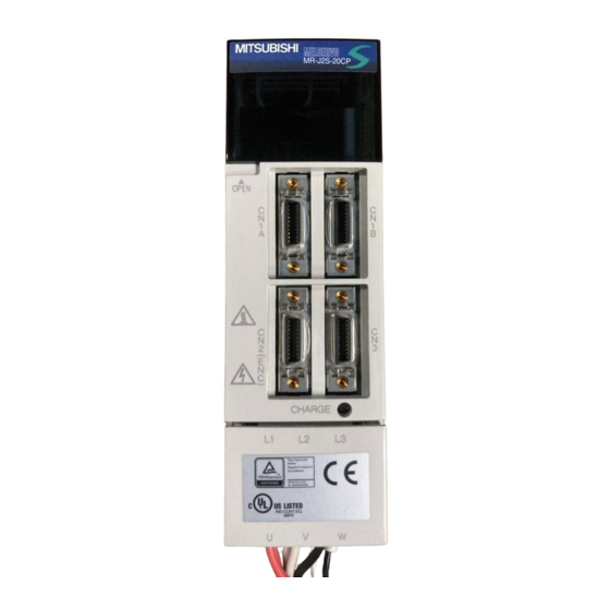Mitsubishi MELSERVO MR-J2S-A-PY091 Series Manual