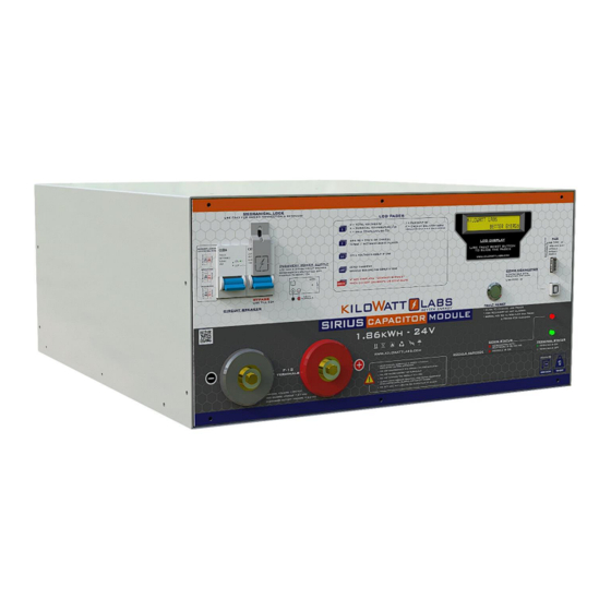 Kilowatt Labs SIRIUS 1860-24-B-1C-M-SD-A-X-X-G User Manual