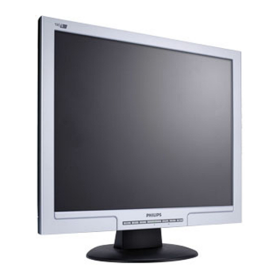 User Manuals: Philips 190V7FB/93 LCD Monitor