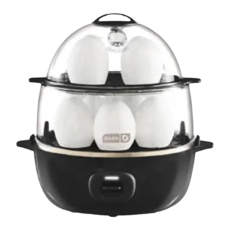 Dash Ultimate Deluxe Egg Cooker Instruction Manual