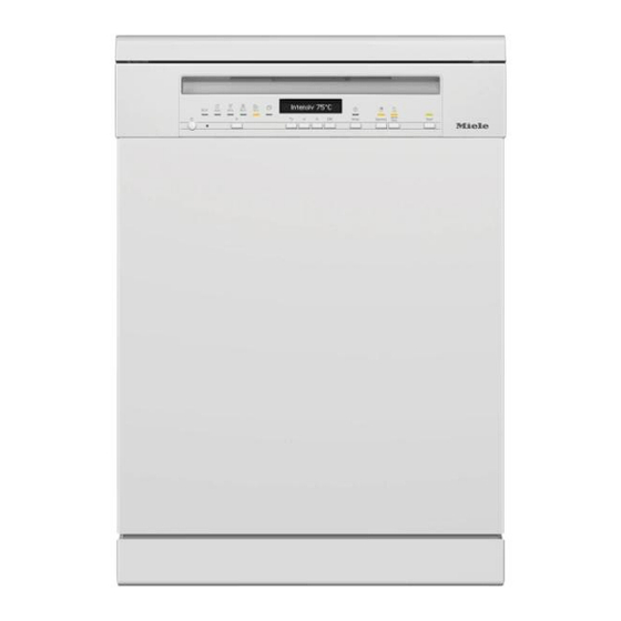 Miele G 7110 SC AutoDos Installation Diagram
