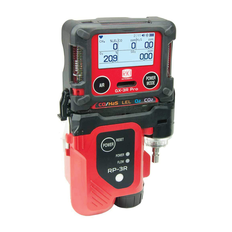 RKI Instruments RP-3R Operator's Manual