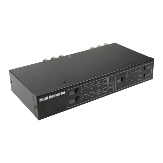 User Manuals: YUAN HIGH-TECH MULTI CONVERTER Crosser