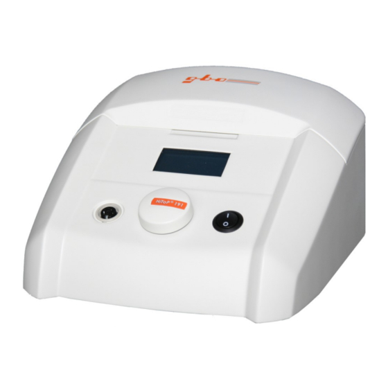 gbo HiToP 191 User Manual