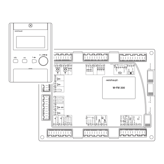 Weishaupt W-FM 200 Installation And Operating Instruction