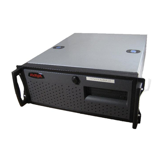 Avaya INTUITY AUDIX LX Installation Printable Manual