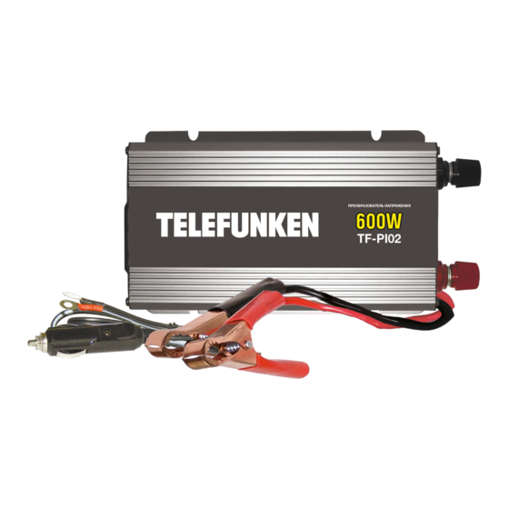 Telefunken TF-PI02 Instruction Manual
