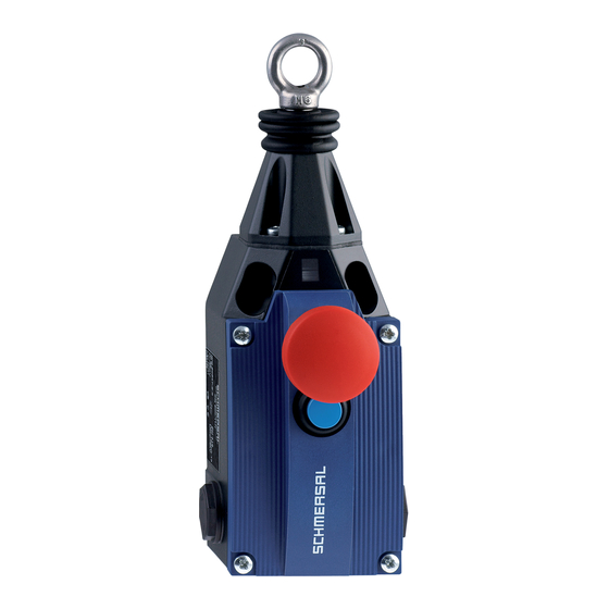 schmersal ZQ 900 Operating Instructions Manual