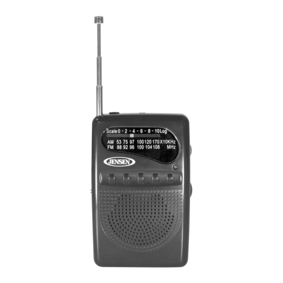 Jensen MR-80 User Manual