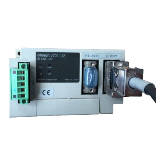 Omron V700-L12 User Manual
