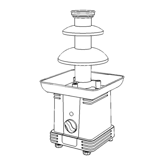 Nostalgia Electrics RETRO CHOCOLATE FONDUE FOUNTAIN RFF-500 Instructions Manual