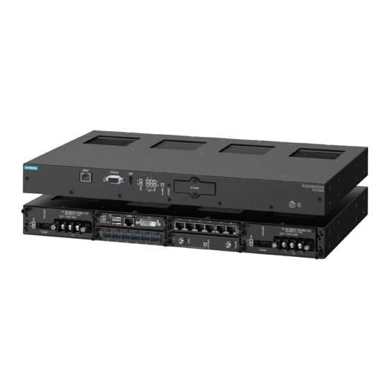 Siemens RUGGEDCOM RX1500 Installation Manual