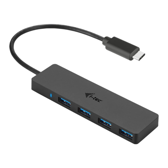 i-tec USB-C 3.1 User Manual