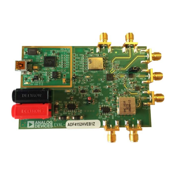 Analog Devices EVAL-ADF4152HVEB1Z User Manual