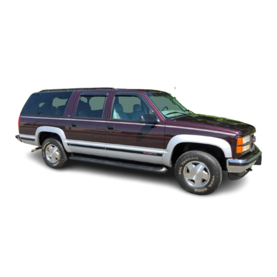 GMC 1997 Suburban Owner's Manual