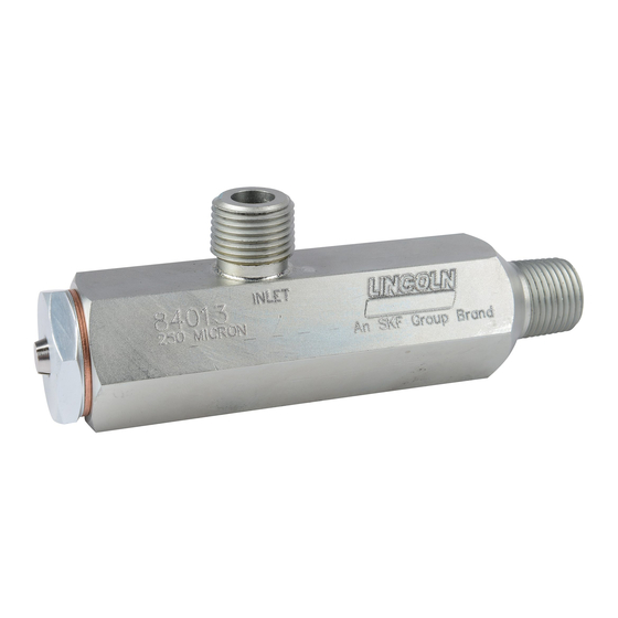 SKF Lincoln 84013 Installation Instruction