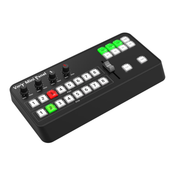 TYSTVideo Mini Vmix Panel Manual