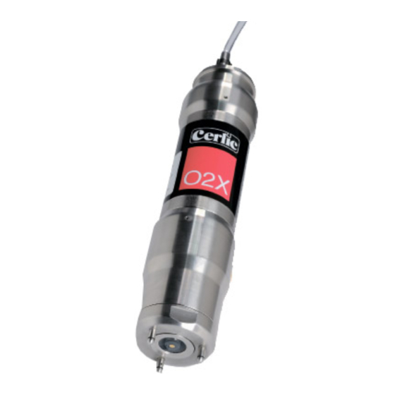Cerlic O2X Dissolved Oxygen Sensor Manuals