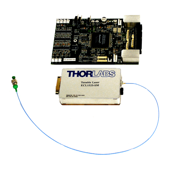 THORLABS ECL1525M-PM Operation Manual